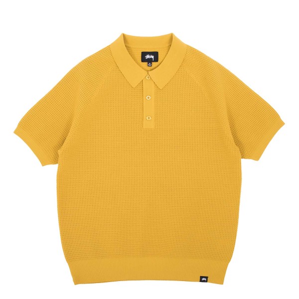 short sleeve polo sweater