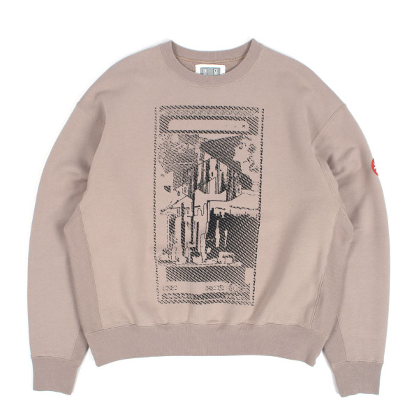 Cav Empt MD Ostension Crew Neck Sweatshirt CES29CS04 Beige