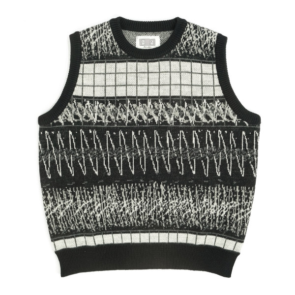 Cav Empt Wave Line Wool Vest