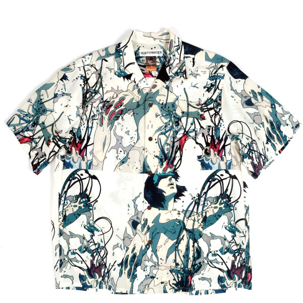 Wacko Maria Ghost In The Shell Hawaiian Type-4 Shirt GITS-WM-HI04