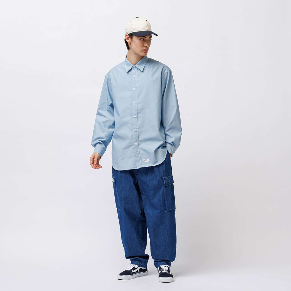 トップス wtaps chambray shirt 251WVDT-SHM05 Wtaps CB Cambray Coolmax Shirt | FIRMAMENT - Berlin Renaissance