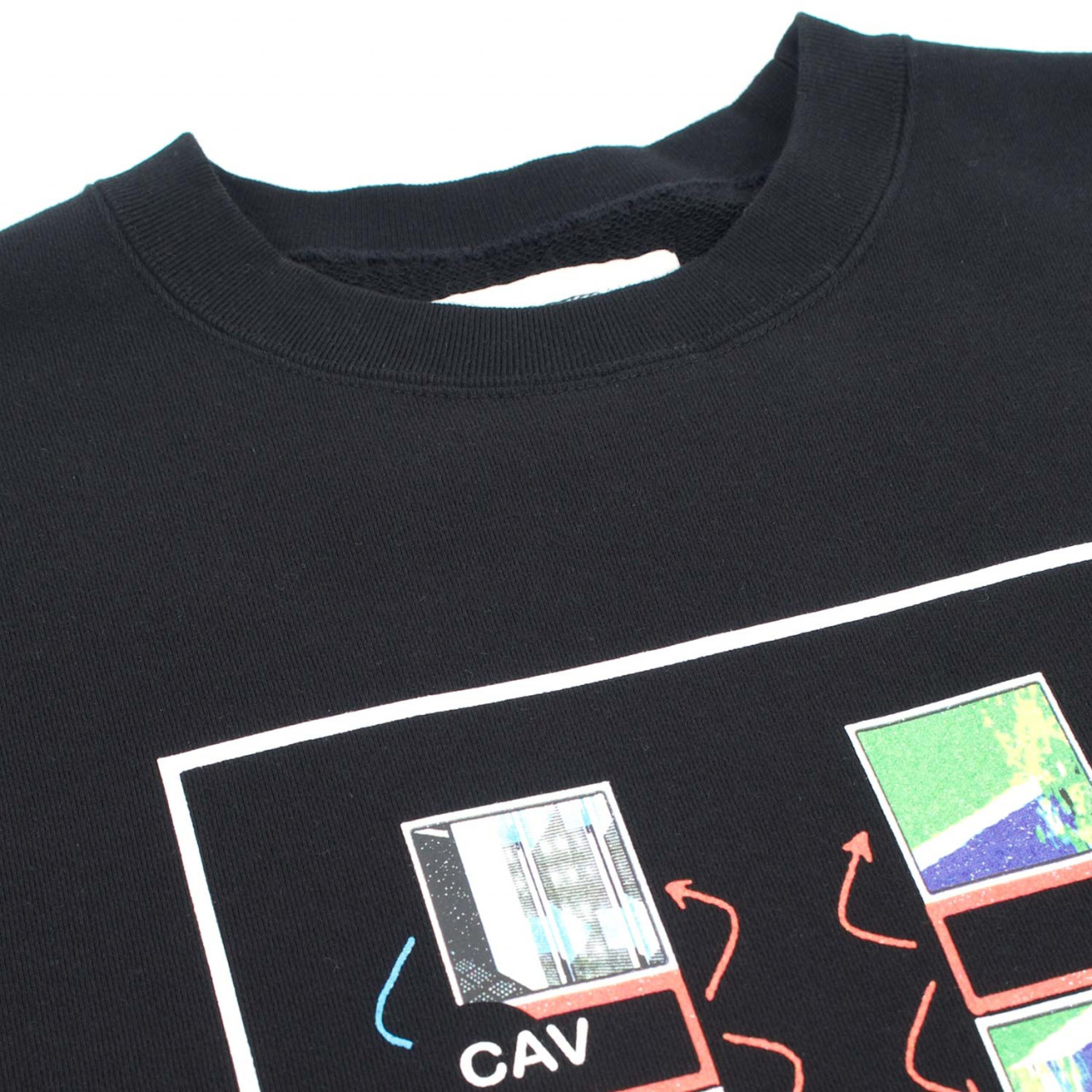 CAV EMPT MD 차지드 크루넥 맨투맨