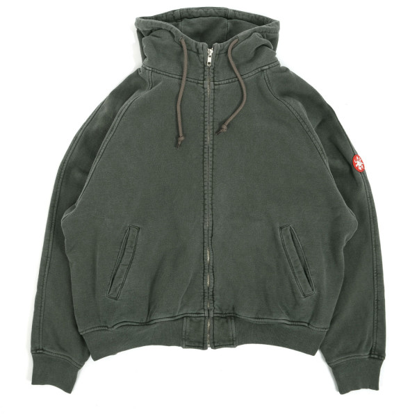 Cav Empt Overdye Zip Big Heavy Hooded Sweatshirt