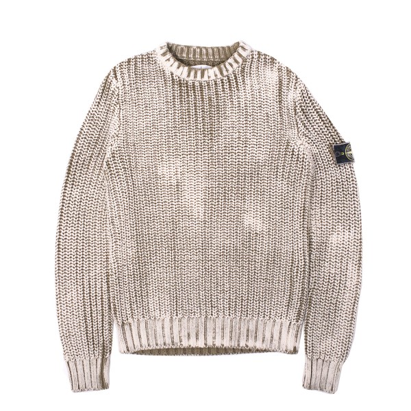 Stone Island Hand Corrosion Knit Crewneck Sweater