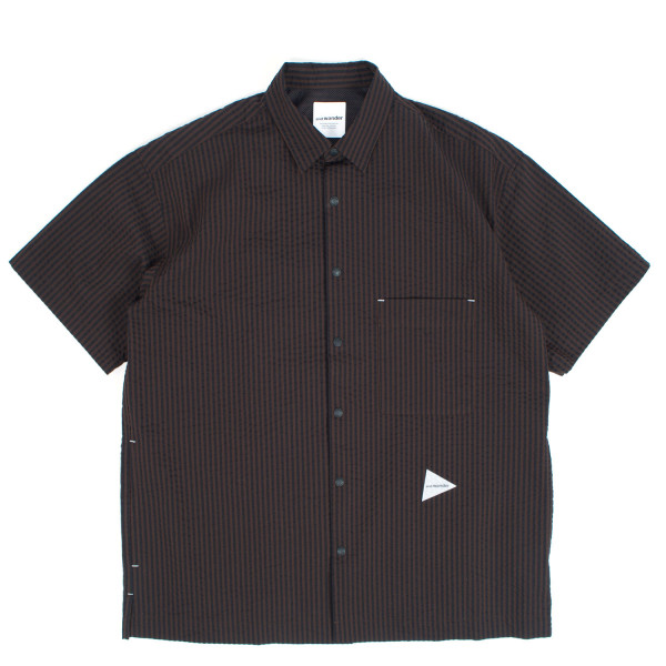 and Wander Dry Soft Seersucker Shortsleeve Shirt 5746183066 Black
