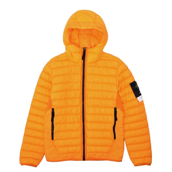 Stone Island Garment Dyed Micro Yarn Down Hooded Jacket