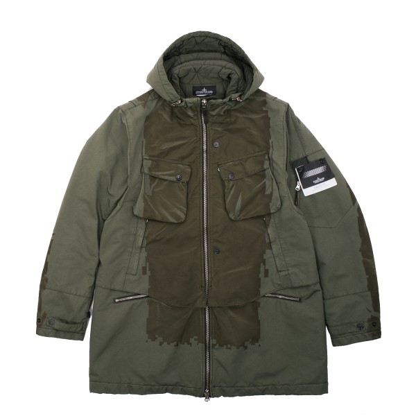 Stone Island Shadow David-TC Garment Dyed Single Layer Hooded Parka