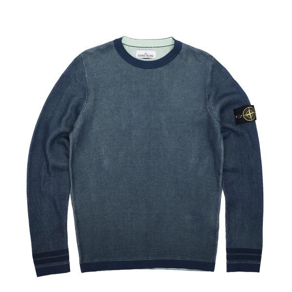 Stone Island Two Tone Rib Knit Sweater