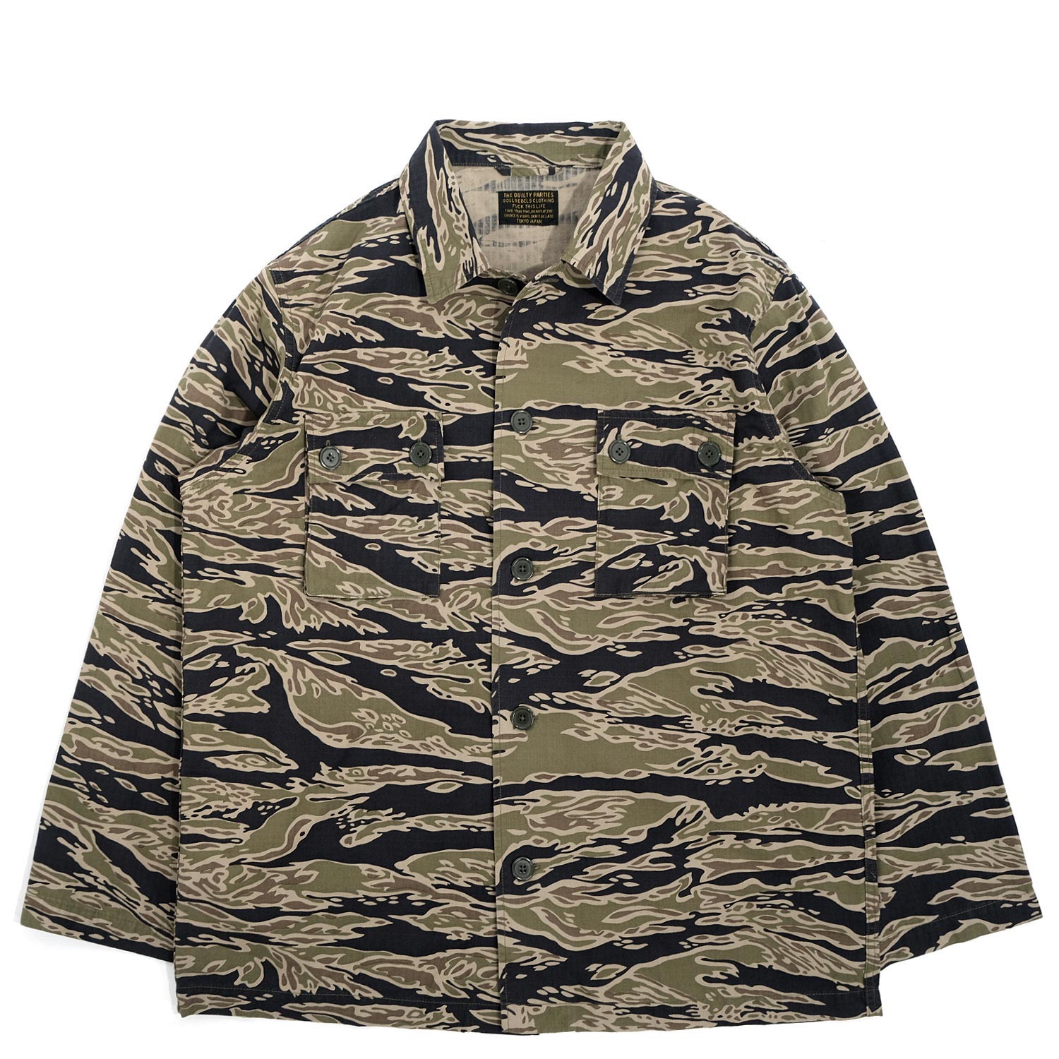 Wacko Maria Tigercamo Army Type-1 Overshirt | FIRMAMENT - Berlin