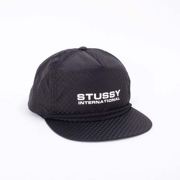 Stussy Checkered Nylon Snapback Cap
