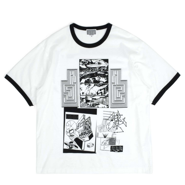 Cav Empt FK Sequencingpatch Ringer T-Shirt CES29T19 White