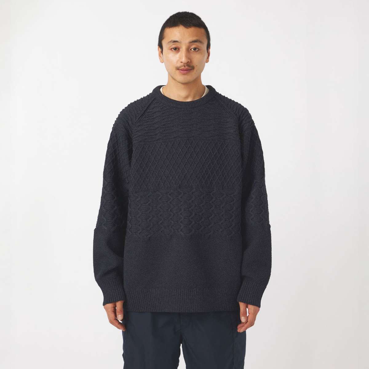 Nanamica Crew Neck Knit Sweater | FIRMAMENT - Berlin Renaissance