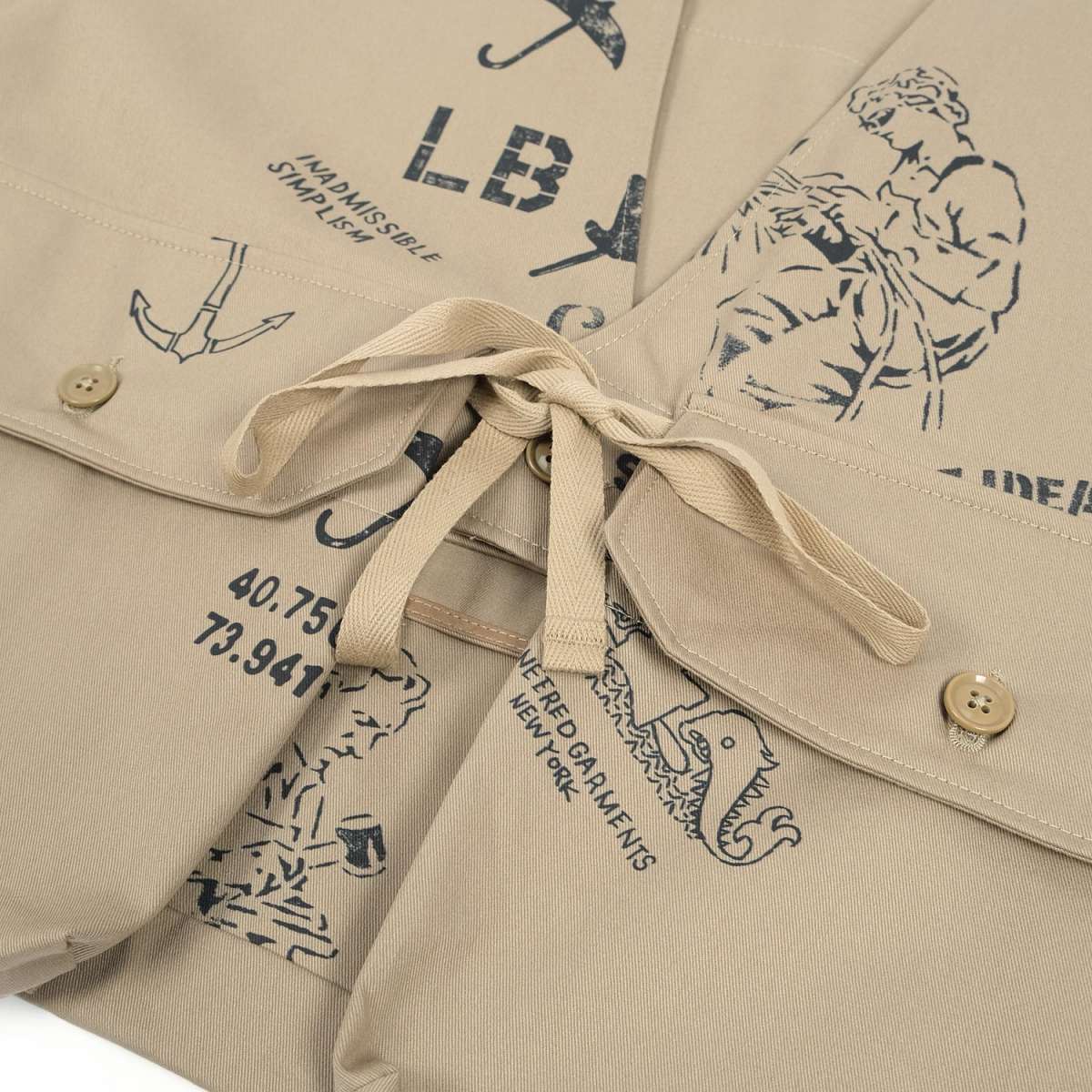 Engineered Garments Graffiti Print Fowl Vest | FIRMAMENT Engineered Garments Graffiti Print Fowl Vest | FIRMAMENT
