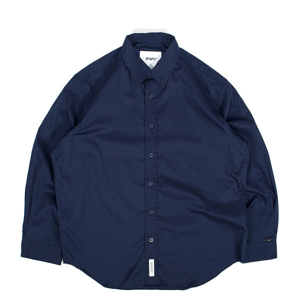 Wtaps BD 04 Ripstop Coolmax Shirt 251TQDT-SHM04 Navy
