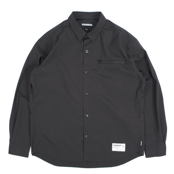 Neighborhood Longsleeve Plain Shirt 261SPNH-SHM02 Black