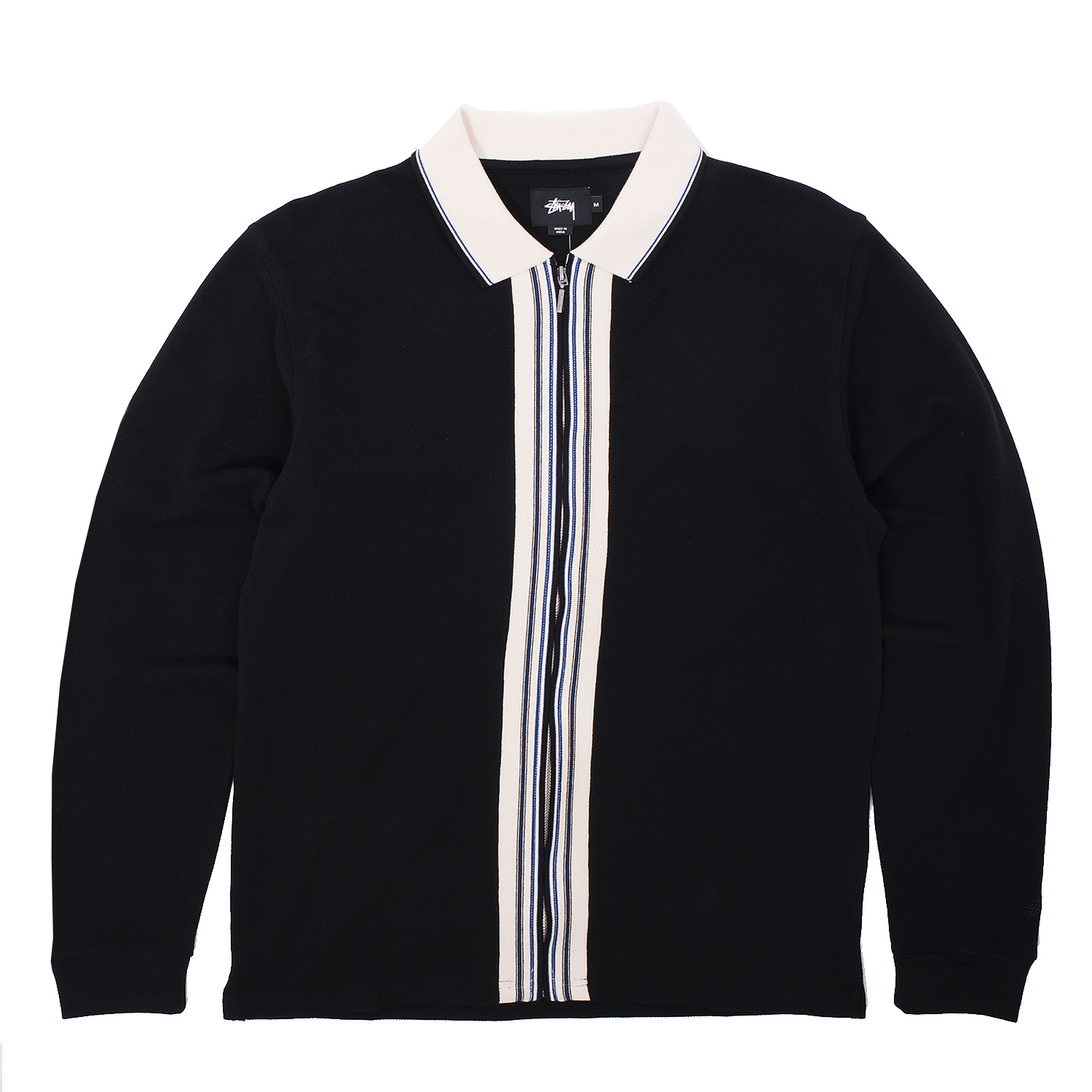 Stussy Full Zip Longsleeve Polo | FIRMAMENT - Berlin Renaissance