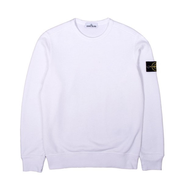 Stone Island Brushed Cotton Crewneck Sweatshirt