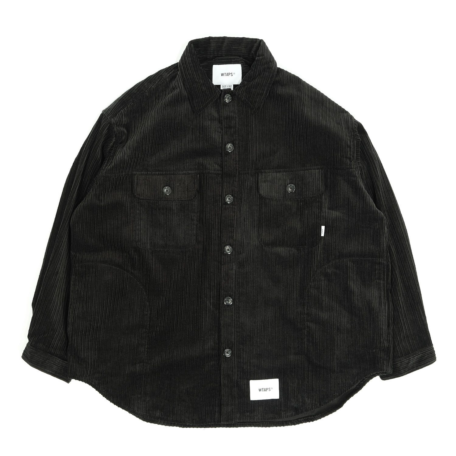 M WTAPS WCPO / LS / COTTON. CORDUROY 黒