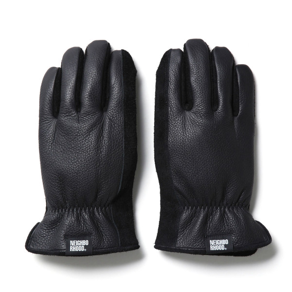 Neighborhood Leather BOA Gloves 252DPNH-AC01 Black