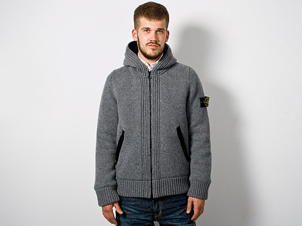 Stone Island Waterproof Windstopper Hooded Knit Jacket