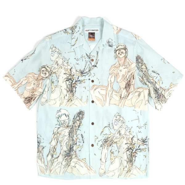 Wacko Maria Ghost In The Shell Hawaiian Type-5 Shirt GITS-WM-HI05