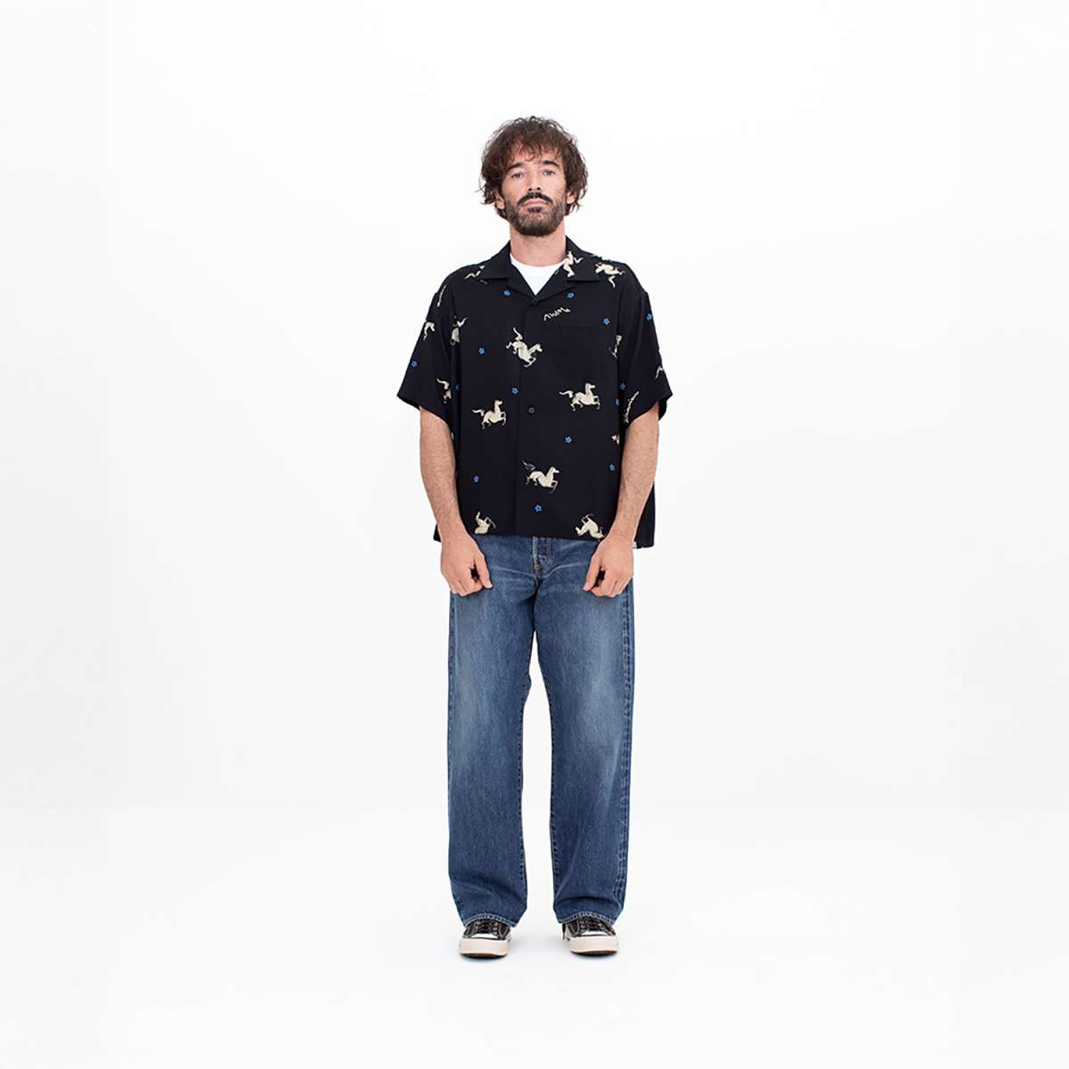 Visvim Wallis Sunnybird Shortsleeve Shirt | FIRMAMENT - Berlin