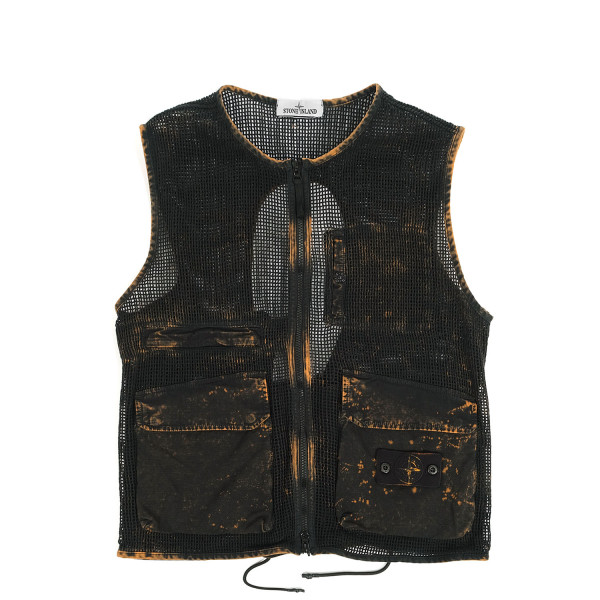Stone Island Ripstop Cotton Mesh Off-Dye OVD Vest