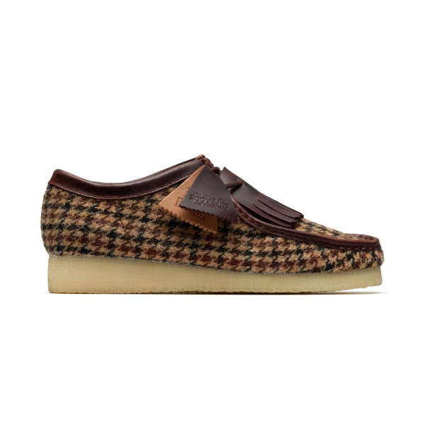 Clarks Originals Wallabee Harris Tweed 26182791 Brown