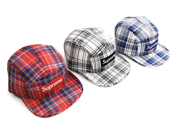 Supreme Big Plaid Camp Cap