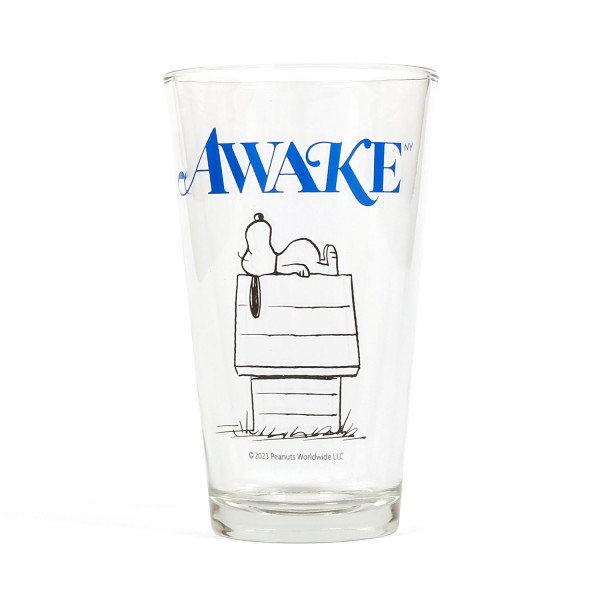 Awake NY Peanuts Glass Cup AWK-HO22-AC002
