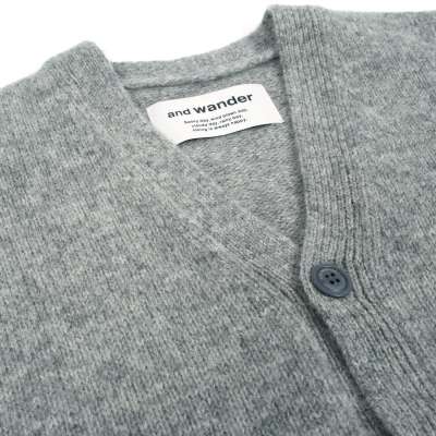 24AW SHETLAND WOOL CASHMERE KNITCARDIGAN トップス