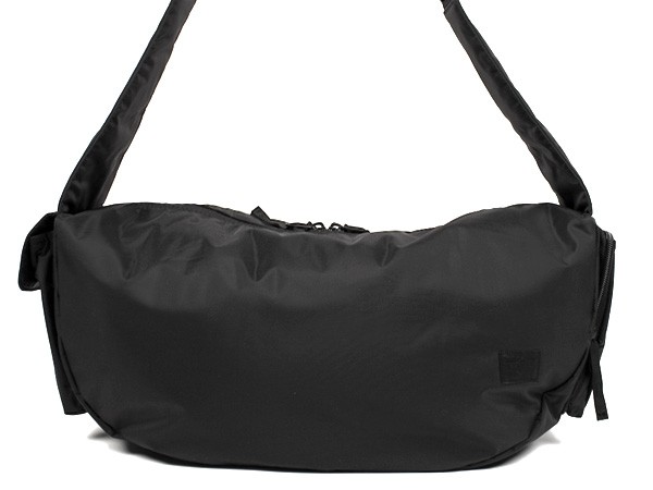 Head Porter Black Beauty Zip Shoulder Bag
