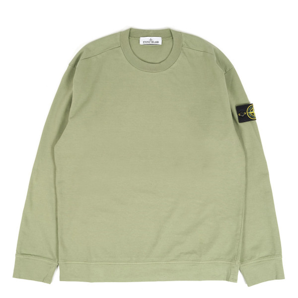 Stone Island Garment Dyed Heavy Longsleeve T-Shirt 101563750.V0055