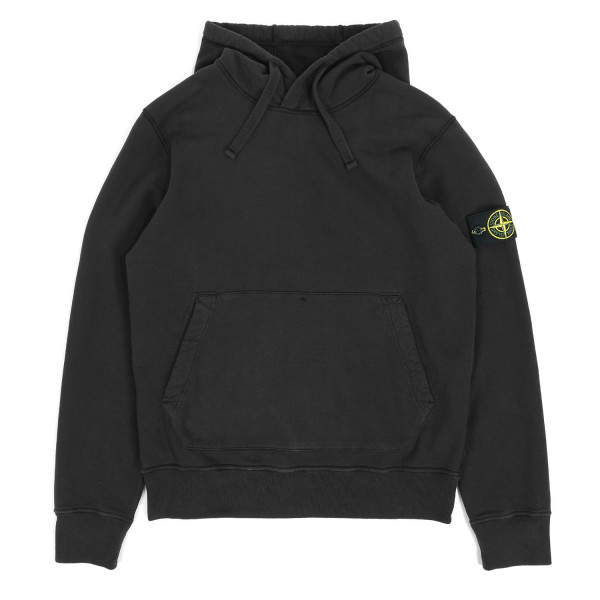 Stone Island Garment Dyed Hooded Sweatshirt