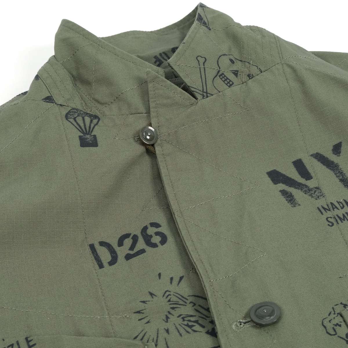 Engineered Garments Graffiti Print Bedford Jacket