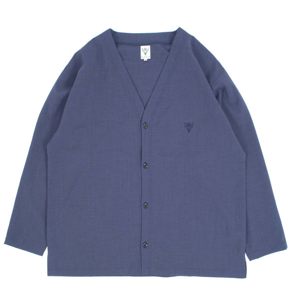 South2 West8 V Neck Cardigan QV584 Navy