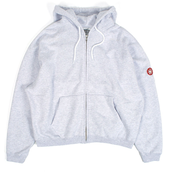 Cav Empt Solid Loose Zip Hooded Sweatshirt CES28CS07 Grey Cav Empt Solid Loose Zip Hooded Sweatshirt CES28CS07 Grey