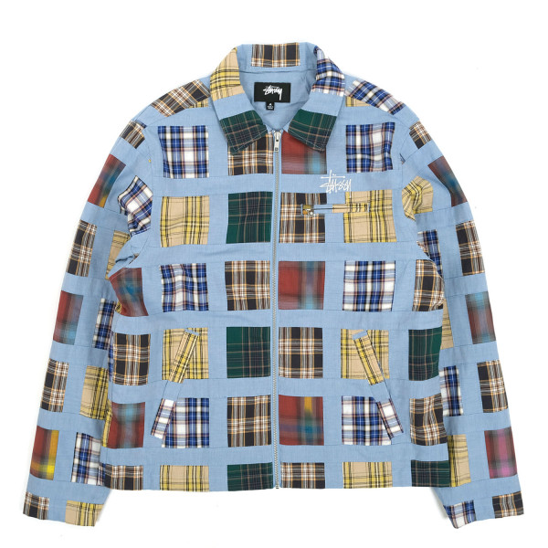 Stussy Madras Patchwork Zip Jacket