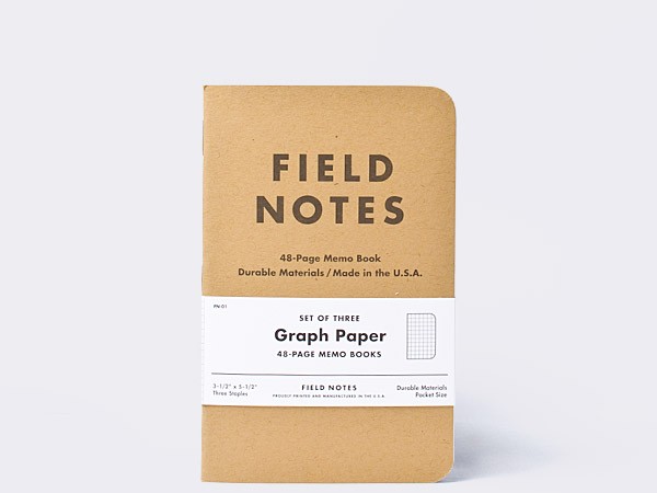 Field Notes Original 3-Pack Graph