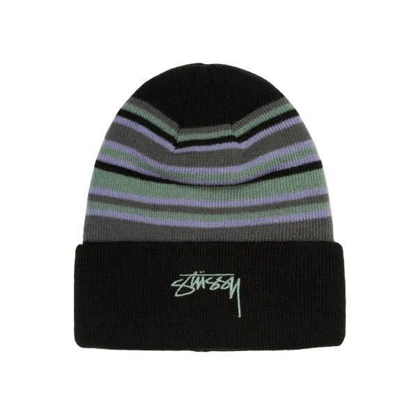 Stussy Multicolor Striped Cuff Beanie