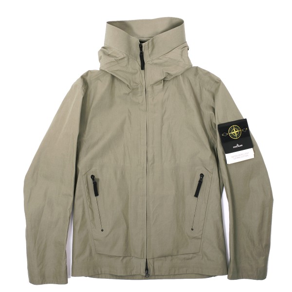 Stone Island Water Repellent Supima Cotton Hooded Jacket