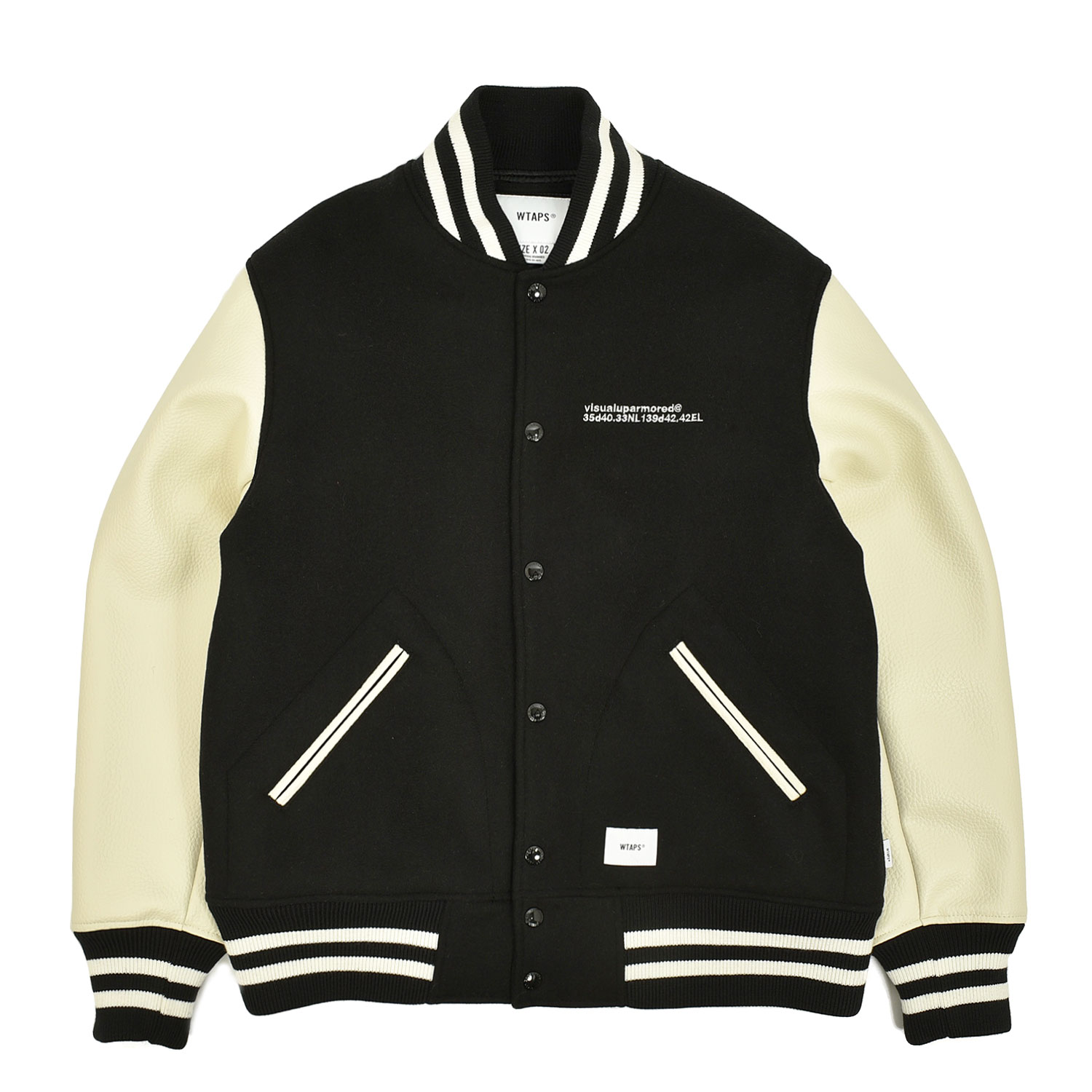 WTAPS CLUB JACKET WOPO MELTON バーシティー