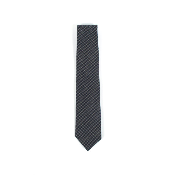 Visvim Santome Check Necktie 0126103003003 Navy