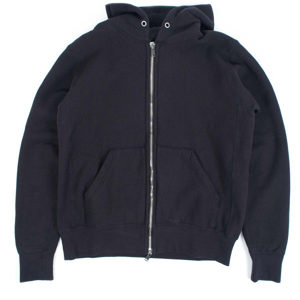 Nonnative Coach Full Zip Cotton Hoodie Sweater NN-C4910 Black