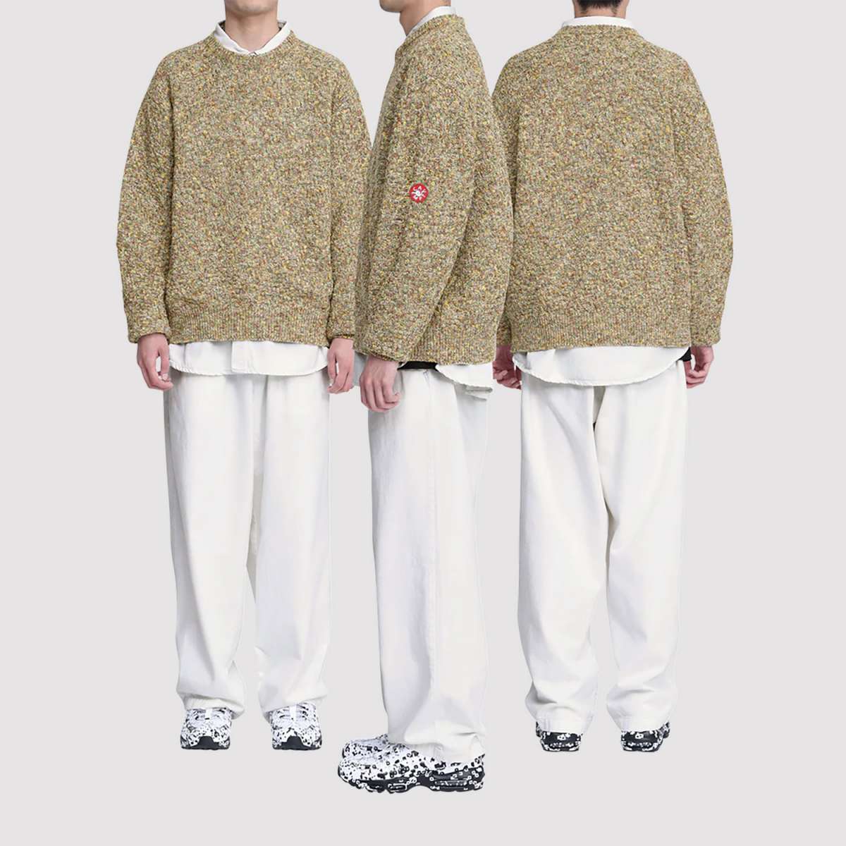 2024-25 秋冬新作  ハイブランドの Knit Loose Colours Mix Empt Cav Sweater Berlin - FIRMAMENT | トップス