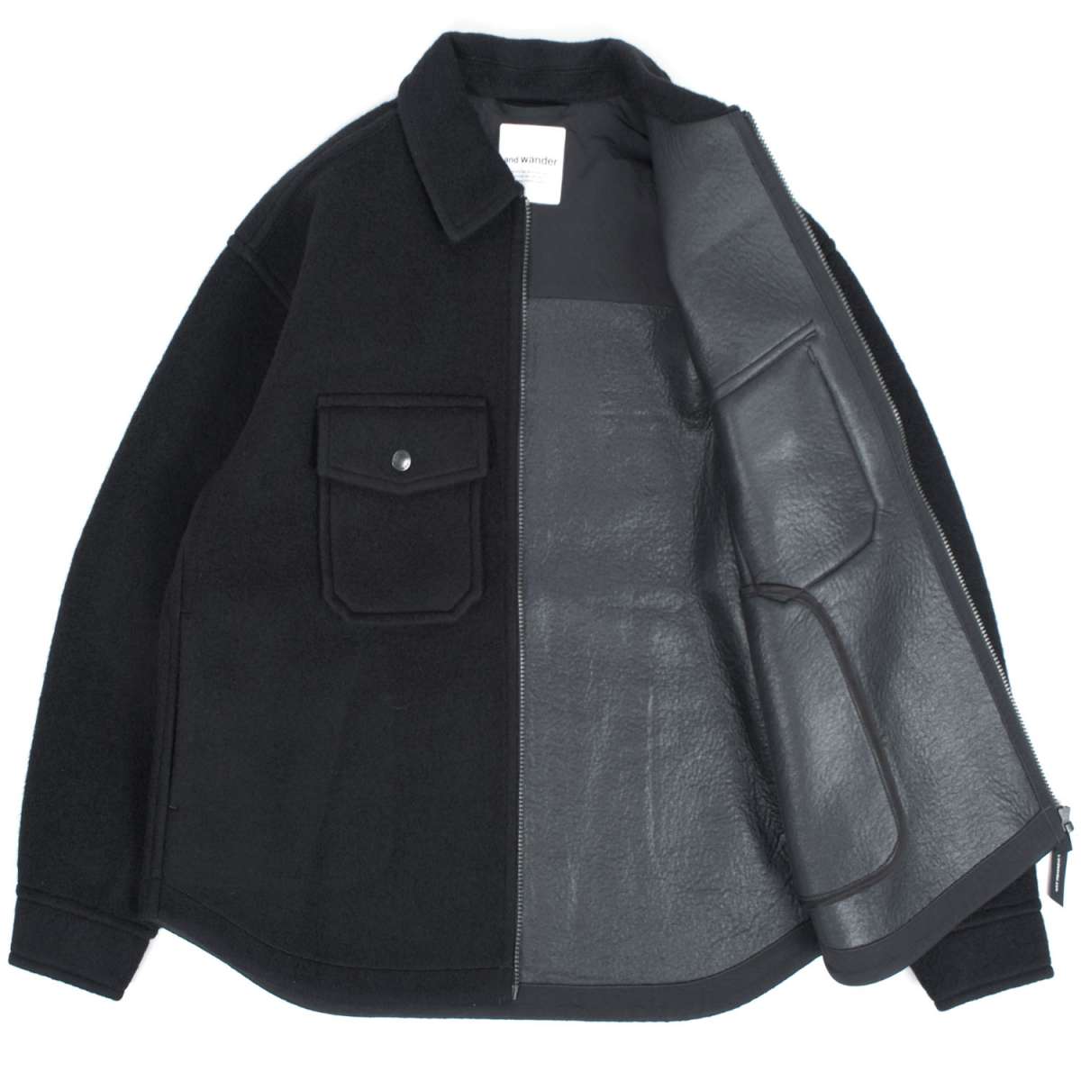 and Wander Wool Shaggy Zip Jacket | FIRMAMENT - Berlin Renaissance