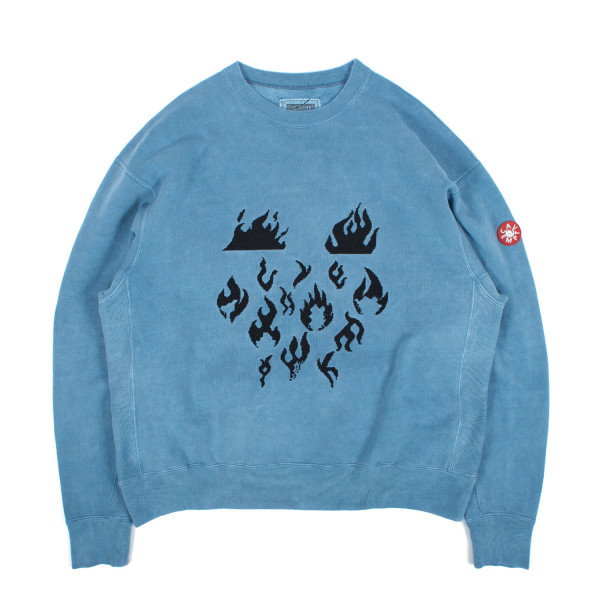 Cav Empt Overdye Flare Crew Neck Sweatshirt CES27CS09