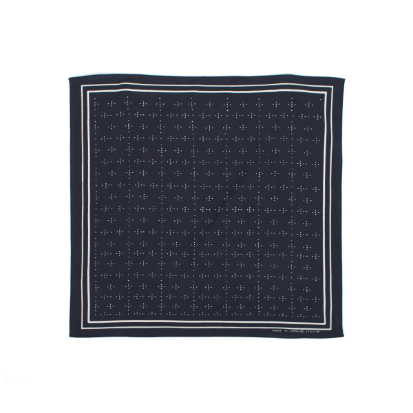 Visvim Cotton Silk Chambray Bandana02  Black 0125103003001