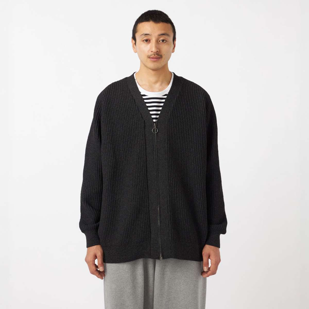 Nanamica 5G Zip Knit Cardigan | FIRMAMENT - Berlin Renaissance