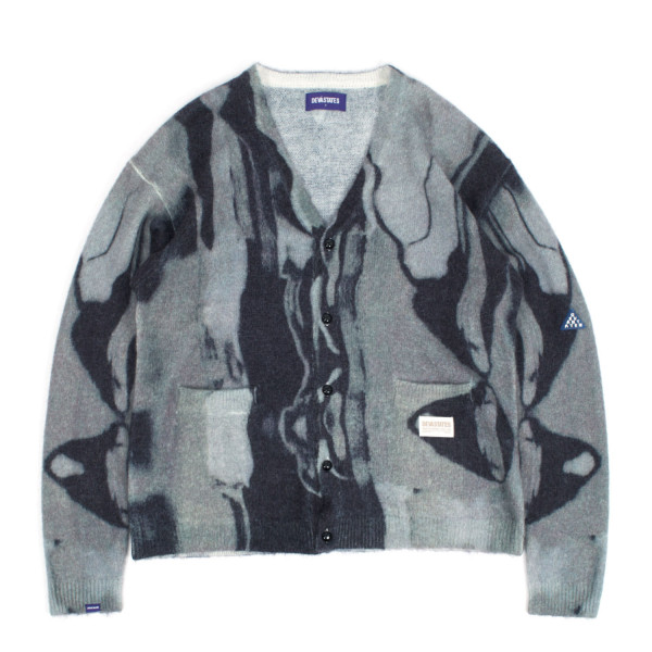 Deva States Marble Mohair Cardigan DSC5G202F25 Black